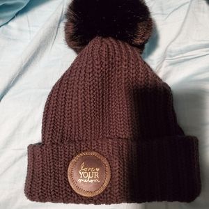 Love your melon pom beanie